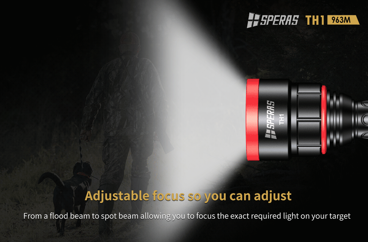 койот 963m Dimmable Zoomable охотясь электрофонари
