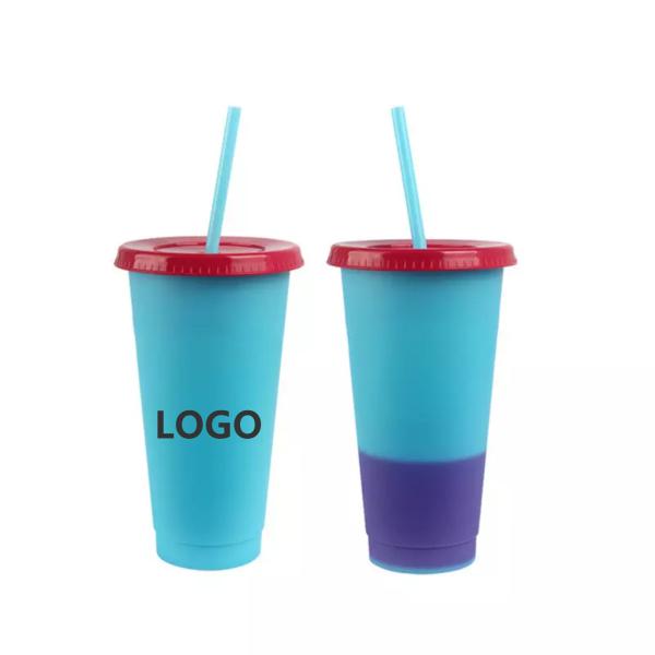 Красный Tumbler выпивая стекел пинка 500ml пластиковый придает форму чашки двойная стена