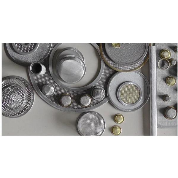 Round SS316L Fine Filter Mesh Thickness 0.5mm-3cm For Rough Plumbing