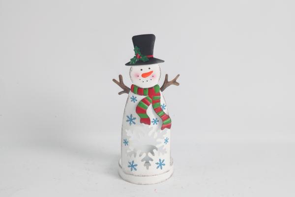 Customized Metal Christmas Decoration Snowman Santa Claus Elk Handicrafts For Modern Holiday Decor