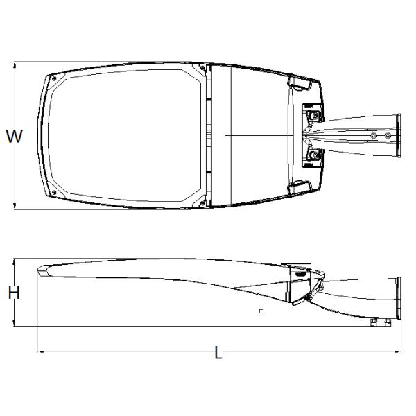 New stype nice shape led street light Nema Zhaga led street light die casting aluminium