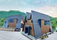 Casa Modular de Aço Prefabricada Com Estrato de Aço Leve Casas Fabricadas Para Férias