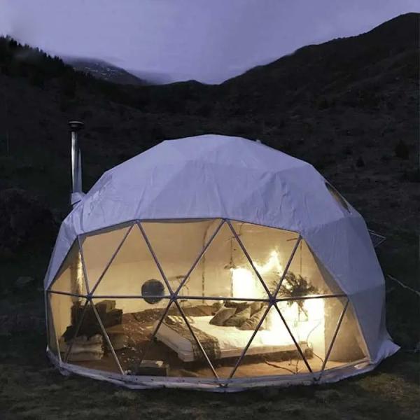 Сверхлегкая надувная купольная палатка для семьи