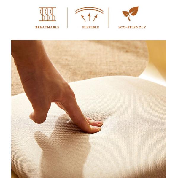 Estilo japonés cómodo silla de tatami apilada de madera silla de ocio sin piernas acento tatami apilada de madera japonés