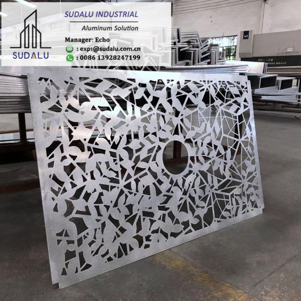 SUDALU Aluminum Perforated Panel Building Decoration Customized Aluminum Laser Cutting Panel