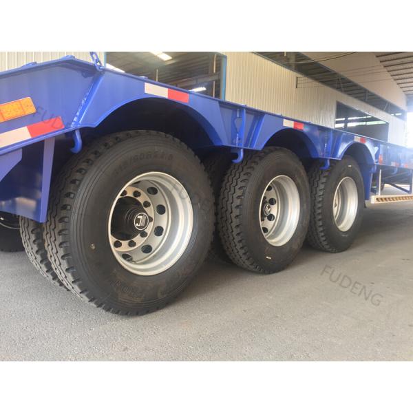 70 Ton 13 Meters Carbon Steel Q345B Lowbed Semi Trailer