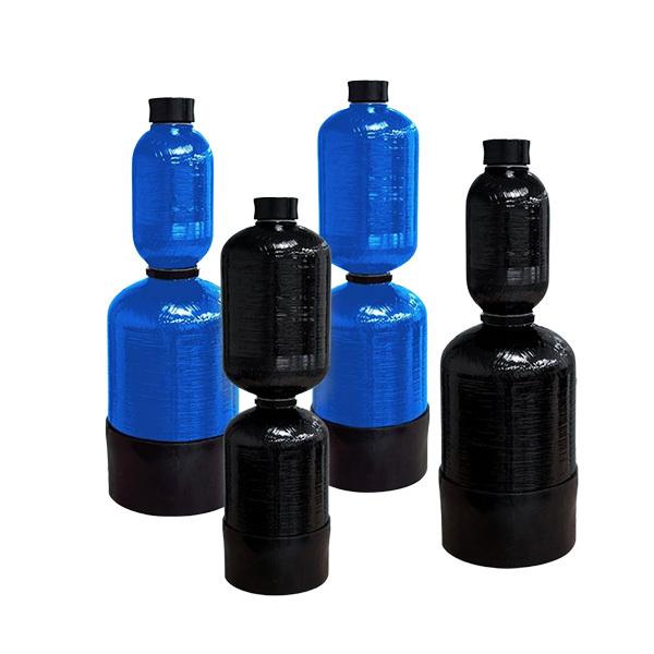 Dual Tank FRP Pressure Vessel 817 1017 Fiberglass Water Softener FRP Pressure Tank