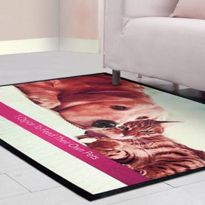 Poliéster Logo Mats feito sob encomenda dos presentes da promoção de 1.8MM 400x600MM