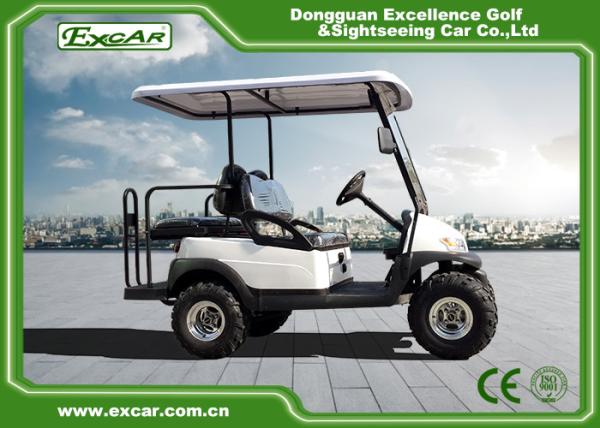 Dos carrinhos de golfe bondes da caça de EXCAR 48V 2 Seater carregador a bordo inteligente