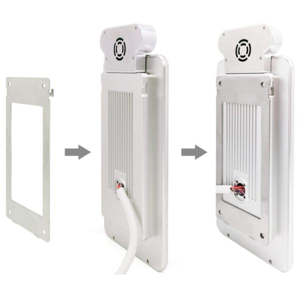 прибор распознавания лиц 8 дюймов с автоматической температурой измеряя прибор р