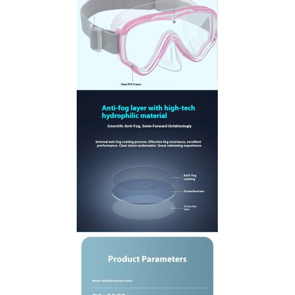 Adult's diving mask with breathing tube set, floating diving mask with silicone, cross-border for both men and women, customized logo, dry diving glasses
