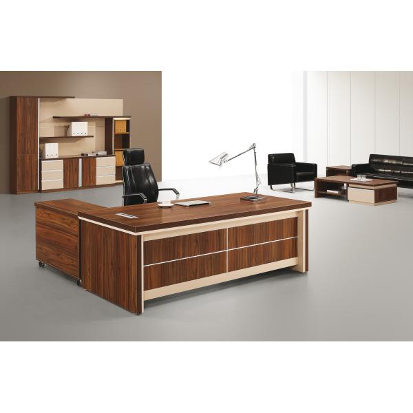 Modern 1.6m / 1.8m Office Executive Table E1 Grade Melamine Manager Office Table