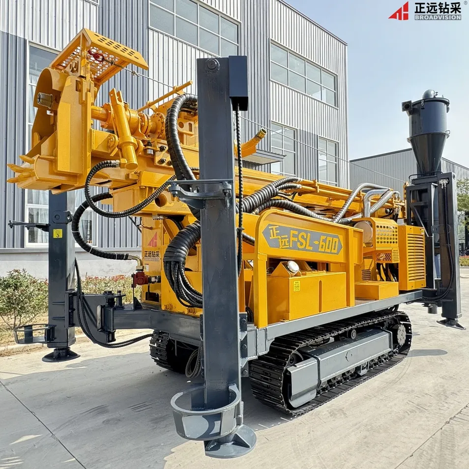 ZB350S Crawler Water Well Drilling Rig 350m Depth Diesel Electric