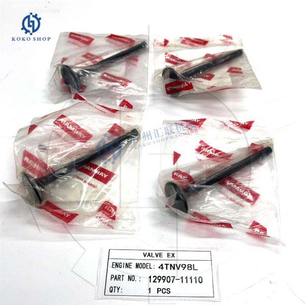 129907-11100 12990711100 Ex Valve For Yammar 4TNV94 4TNV98 4D94E 4TNV98L Engine Spare Parts