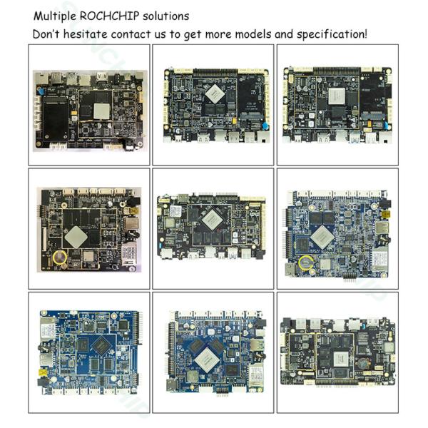Мини-игровой компьютер Arm Настольная материнская плата Rockchip RK3566 Quad Core LVDS EDP HDMI 4K