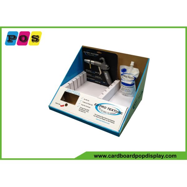 Flat Packing Cardboard Counter Display Boxes For Mini Phone Fans CDU061