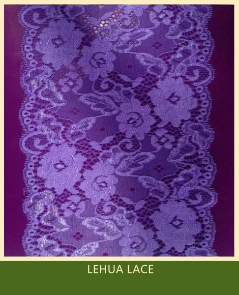 Hot Selling and nice quality Nylon Spandex Stretchy Brazil Lace from China