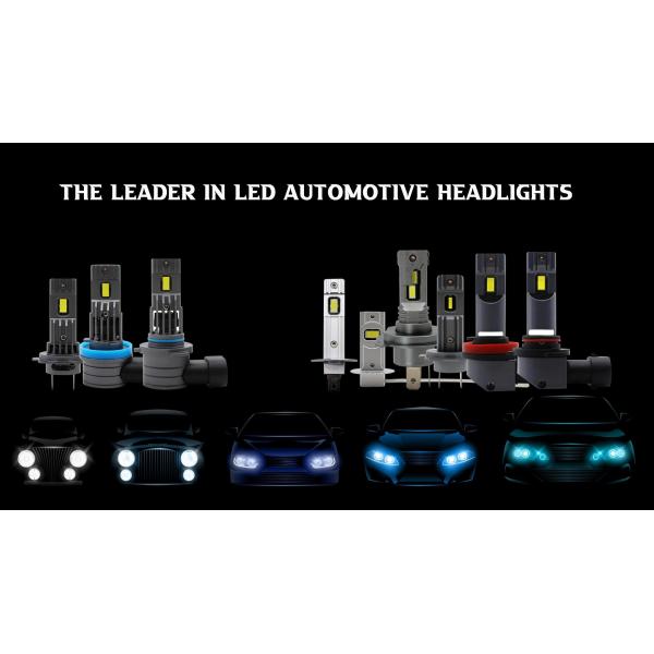 H1 3240LM Led Through Hole Fan Energy-Saving Car Headlight High Low Beam Bulbs