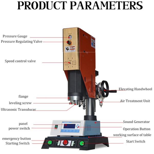 Touch Screen Operation Ultrasonic Card Welding Machine 15KHz 20KHz Frequency
