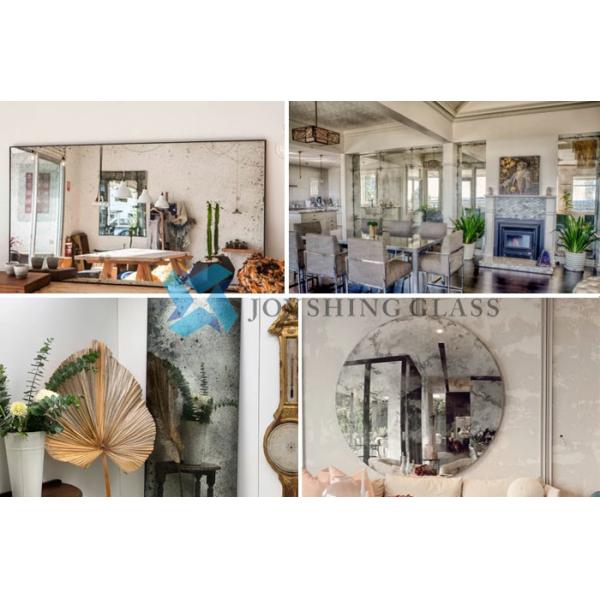 Изготовленное на заказ античное стекло зеркала зеркало оформления стены 2mm до 8mm