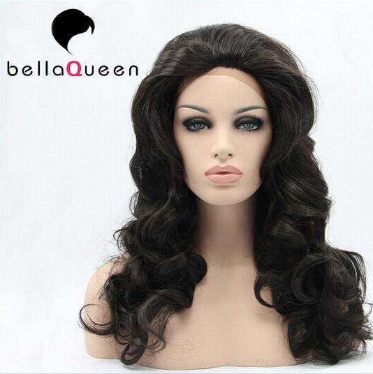 Afrouxe perucas completas pretas naturais do laço do cabelo humano da onda nenhum derramamento