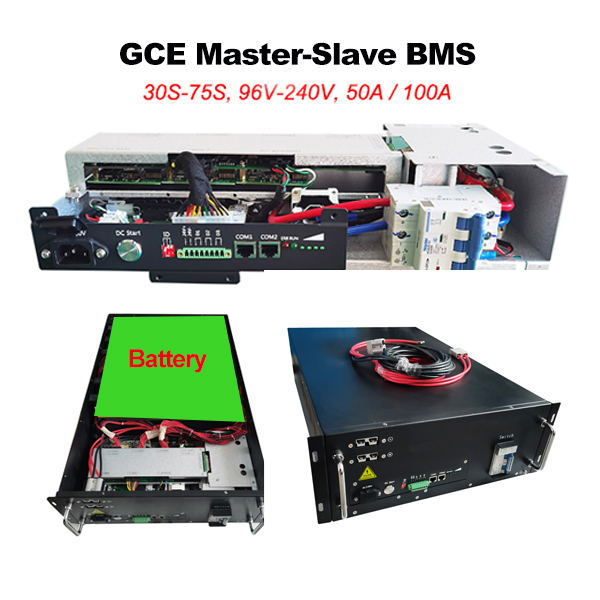 Rs485 / CAN Bms для литий-ионной батареи 75S 100A 240V гибкая установка