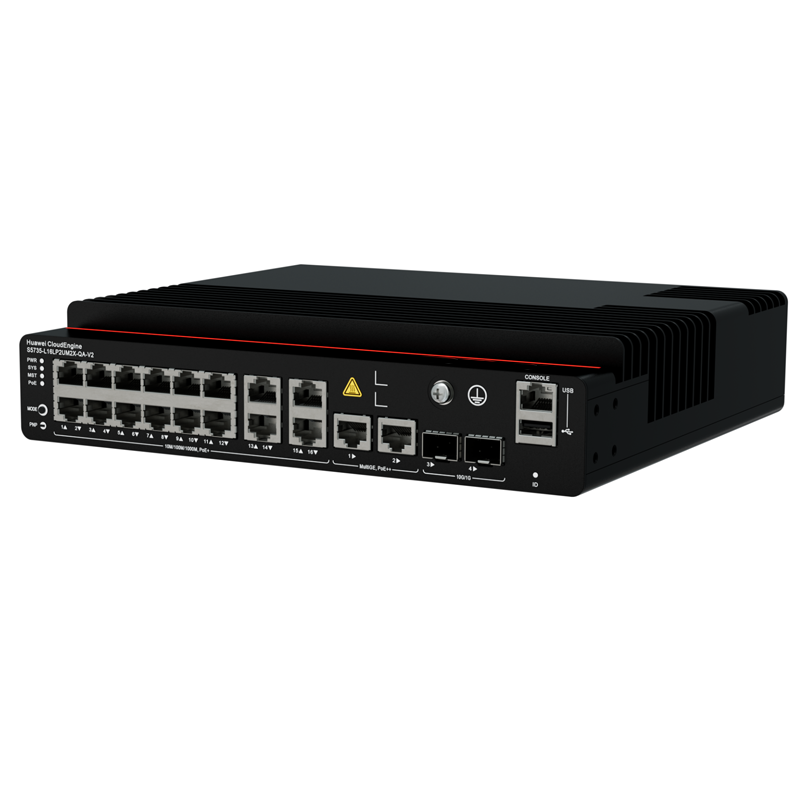 S5735-L16LP2X-QA-V2 98012237 16*10/100/1000BASE-T Ports Network Poe Switch 16 Port
