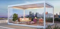 OEM Motorized Outdoor Waterproof Aluminium  Bioclimatic Backyard Pergola