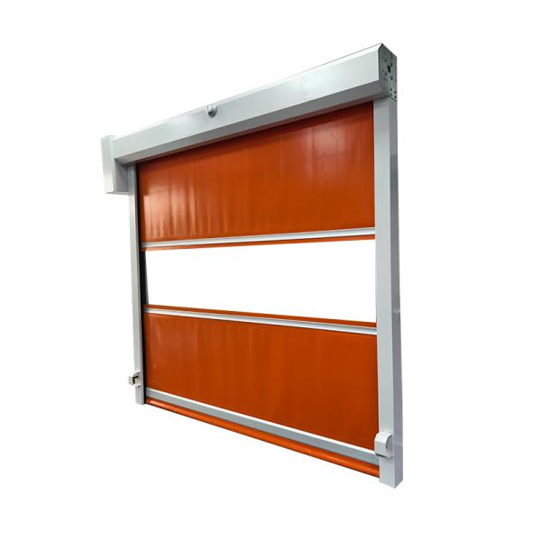 2.5m/s Hygienic Rapid Door with Silver-Ion Antibacterial Coating for ISO 14644 Compliant Environments