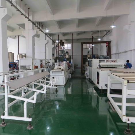 WPC Door Extrusion Production Line , PVC Wood and Plastic Composite Door Panel Making Machine