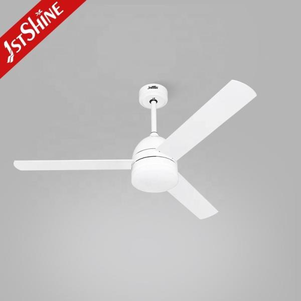 Ventilador de teto multicolor de 52 polegadas com controle remoto e função de luz LED