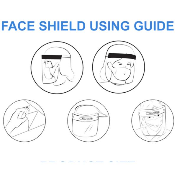 Защитной маски тумана предохранения от глаза прозрачное анти- пластиковой медицинское регулируемое