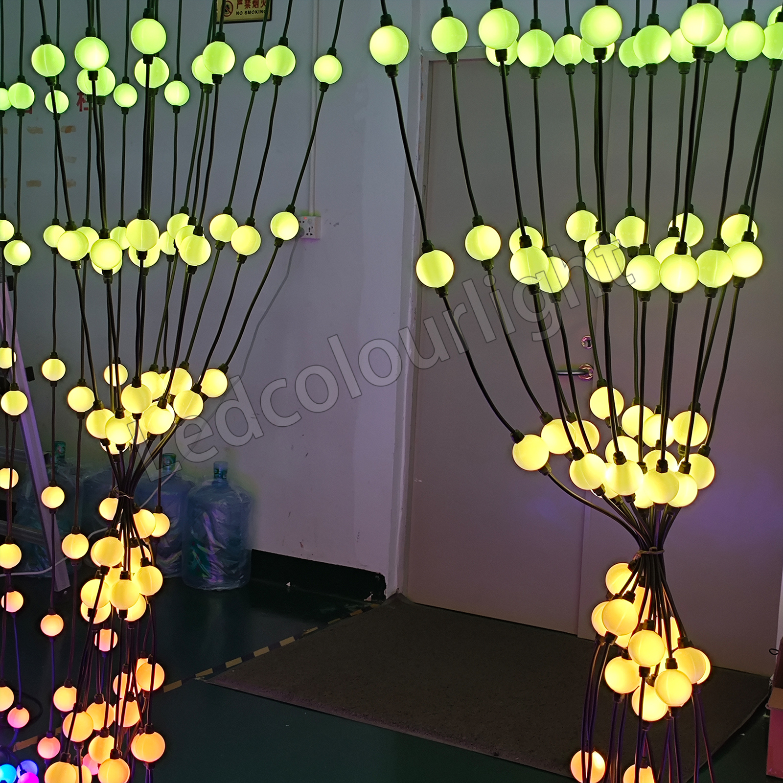 IP65 Waterproof 50mm DMX512 RGB LED Pixel Ball Light String for Stage Lights