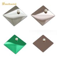 Espessura de aço inoxidável decorativa do padrão 0.8mm da folha JIS do revestimento do espelho