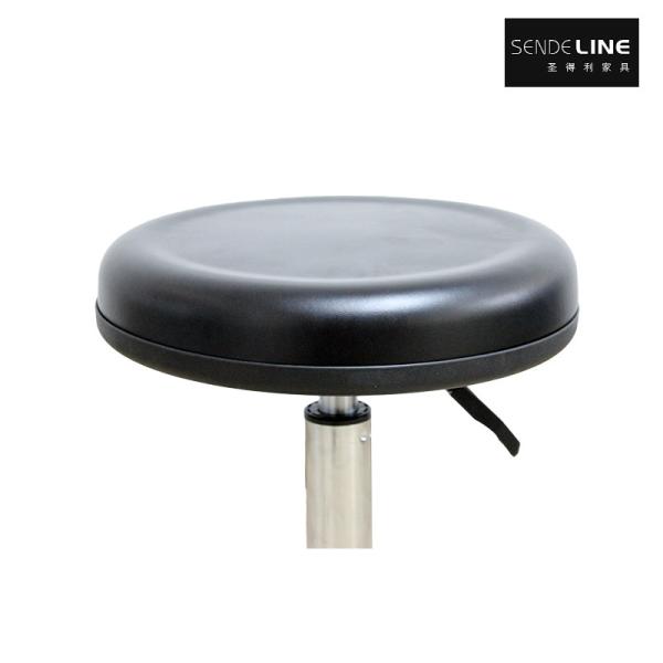 Tabouret de levage rotatif rond en PU, coussin de moulage par fermentation unique de 330 mm de diamètre