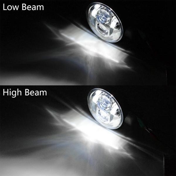 Waterproof Led Motorcycle Headlight For Harley Davidson 5.75 Inch Round Projector