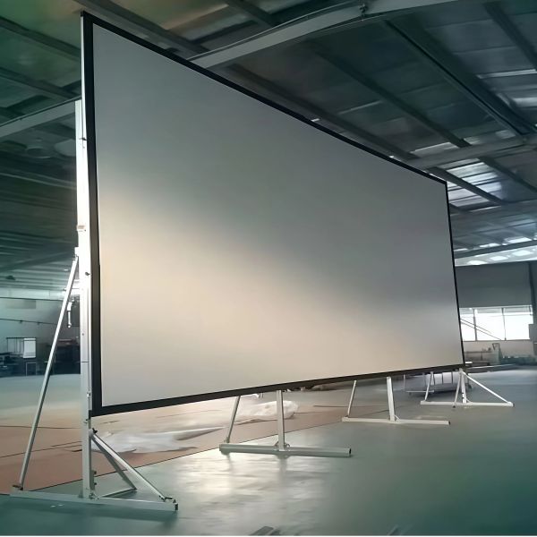 Large Fast Fold Projector Screen - Portable Front/Rear Projection for Events & Presentations
