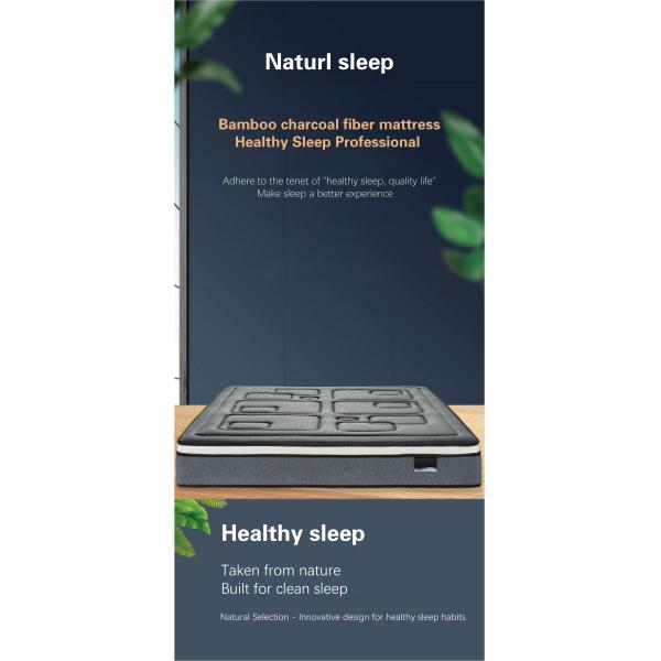 JOURM Soft Memory Foam Mattress Knitted Fabrics Topper and Orthopedic Design for Sleep