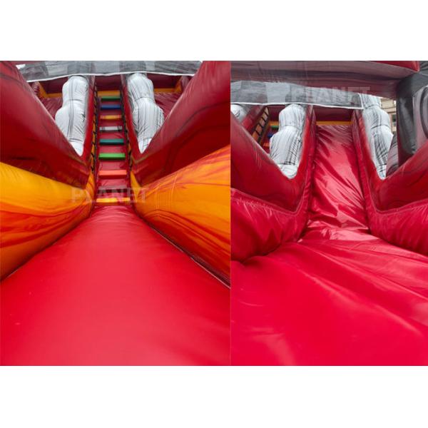 Игры аквапарк майны нашивок PVC двойные сползают с бассейном