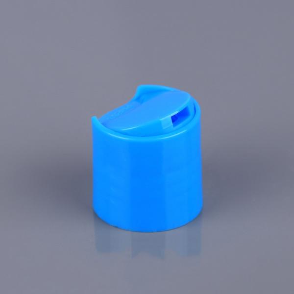 Blue 24mm Disc Top Cap Polypropylene Shampoo Bottle Cap