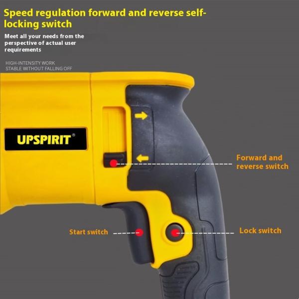 Boben Light Electric Hammer Plug-in Three-purpose Electric Drill Impact Drill Household Electric Drill Other Tools Tool Set