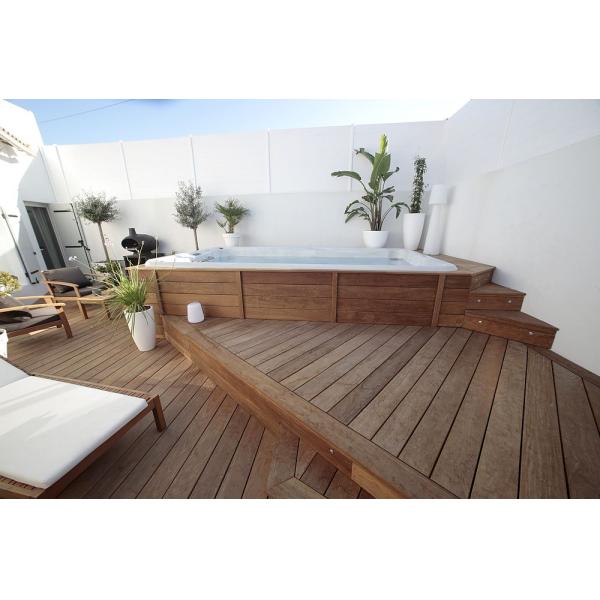 Tinas calientes del masaje del balboa del balneario al aire libre de acrílico de la nadada para la persona 7