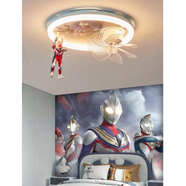 Japanese Remote Control Ceiling Light Acrylic Iron Material