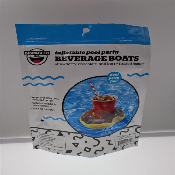 Stand up reusable microwavable Mylar Printed Plastic Bags For Food Packaging With Custom Logo