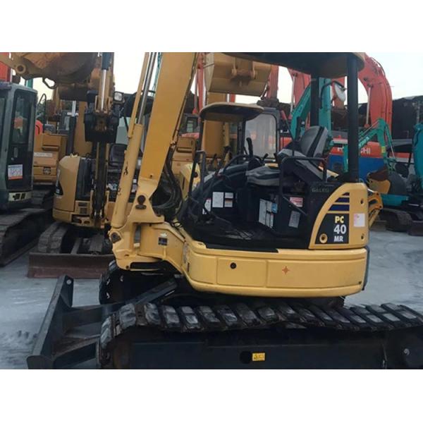 Well-maintained used mini komatsu pc40 excavator opened cabin pc 40 4 ton small digger for sale pc40mr