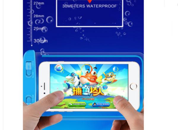 PVC waterproof bag diving kit touch screen swimming seal dustproof mobile phone bag