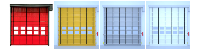 The Latest DesignIndustrial High Speed Stacking Door Automatic Rolling Shutter Door Pvc For Logistics Transit Warehouses