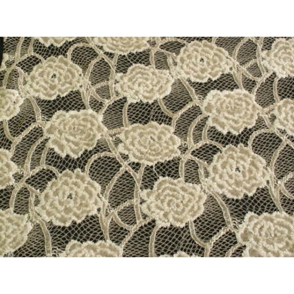 Eco-Friendly Brushed Lace Fabric Yellow