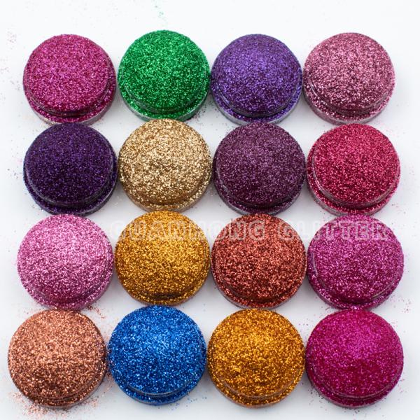 Metallic Rainbow Purple Eye Glitter Powder For Body Makeup High Flash Cosmetic Grade