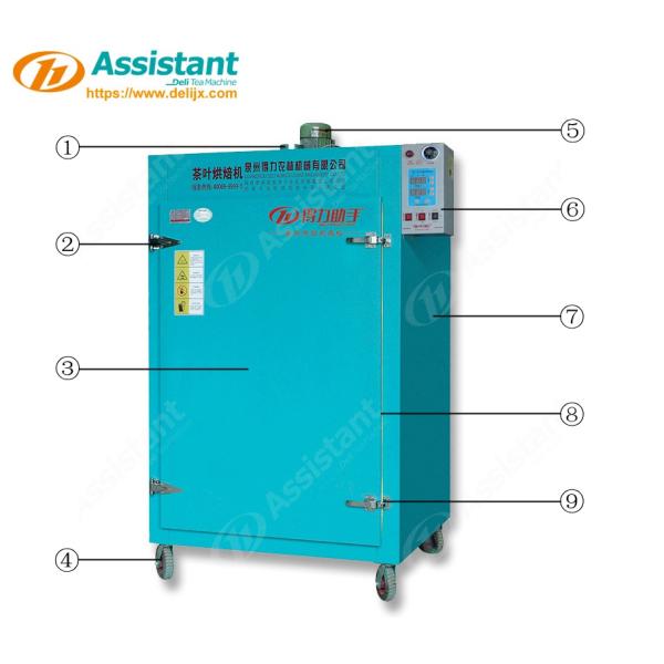 DL-6CHZ-9 Electric Heating Tea Leaves Drying Cabinet Machine for Round Rotary Tea Baking